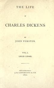 Tapa de The life of Charles Dickens