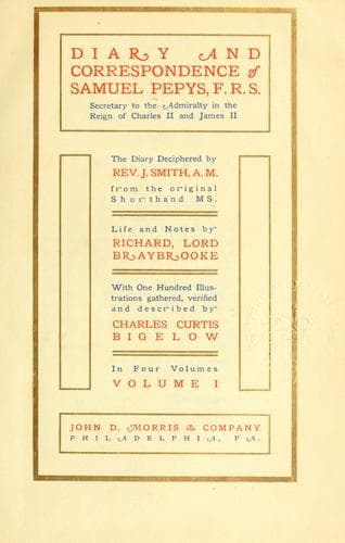 Tapa de Diary and correspondence