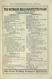 Tapa de The Witmark amateur minstrel guide and burnt cork encyclopedia