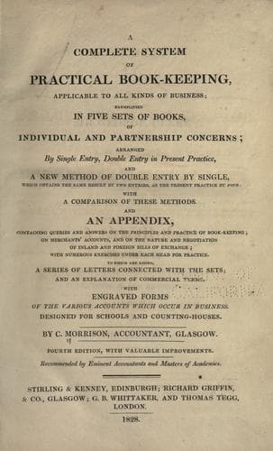 Tapa de A complete system of practical book-keeping