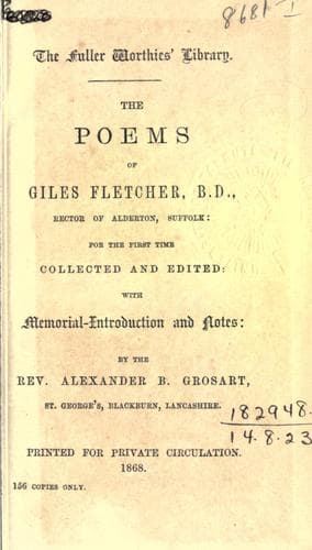 Tapa de Poems