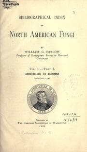 Tapa de Bibliographical index of North American Fungi