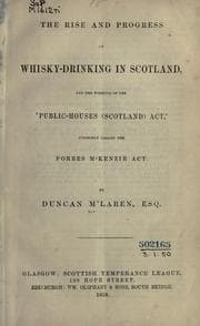 Tapa de The rise and progress of whisky-drinking in Scotland