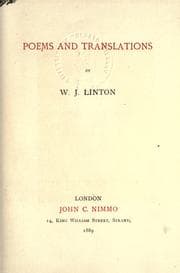 Tapa de Poems and translations