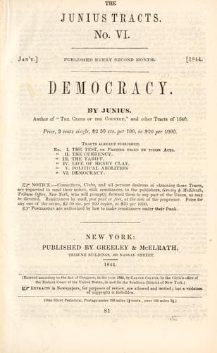 Tapa de Democracy