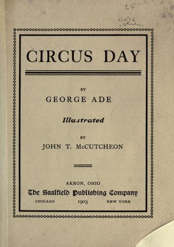 Tapa de Circus day