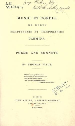 Tapa de Mundi et cordis