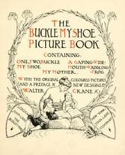 Tapa de The buckle my shoe picture book