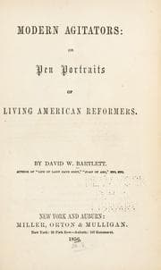 Tapa de Modern agitators: or, Pen portraits of living American reformers
