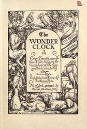 Tapa de The wonder clock, or, Four & twenty marvelous tales
