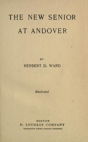 Tapa de The new senior at Andover