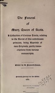 Tapa de The funeral of Mary, queen of Scots