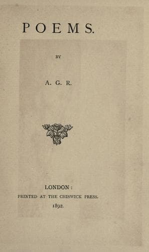 Tapa de Poems
