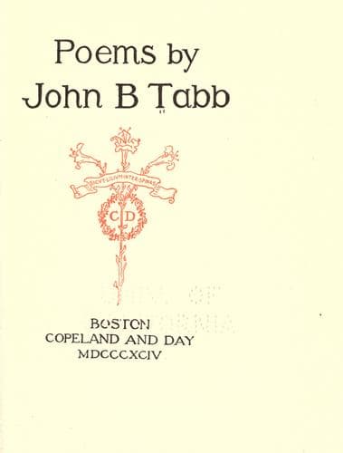 Tapa de Poems