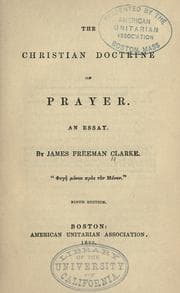 Tapa de The Christian doctrine of prayer
