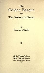 Tapa de The golden barque and The weaver's grave