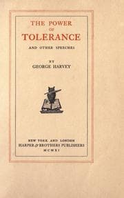 Tapa de The power of tolerance
