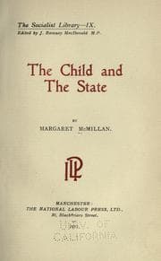 Tapa de The child and the state