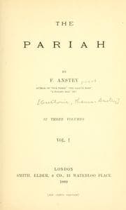 Tapa de The pariah