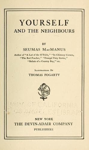 Tapa de Yourself and the neighbours
