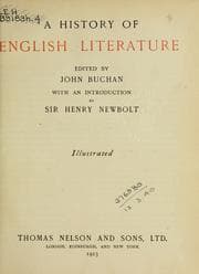Tapa de A history of English literature