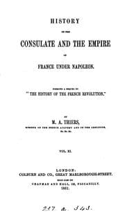 Tapa de Histoire du Consulat et de l'Empire