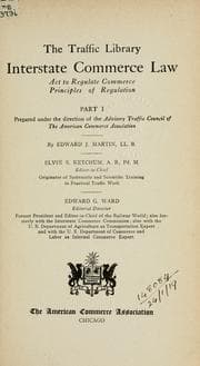 Tapa de Interstate commerce law