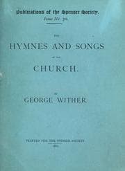 Tapa de The hymnes and songs of the church