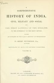 Tapa de A comprehensive history of India
