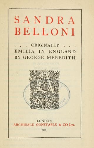 Tapa de Sandra Belloni