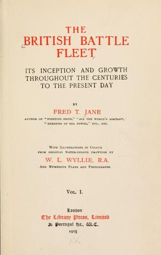Tapa de British battle fleet