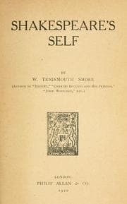 Tapa de Shakespeare's self