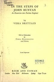 Tapa de In the steps of John Bunyan