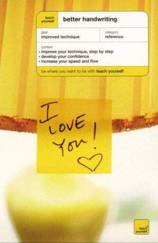 Tapa de Teach Yourself Better Handwriting
