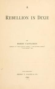 Tapa de A Rebellion in Dixie