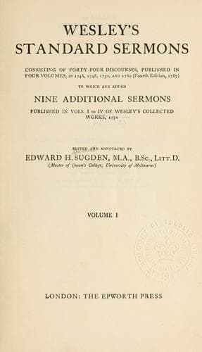 Tapa de Standard sermons