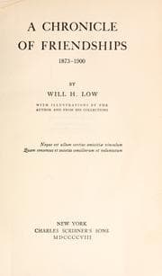 Tapa de A chronicle of friendships, 1873-1900