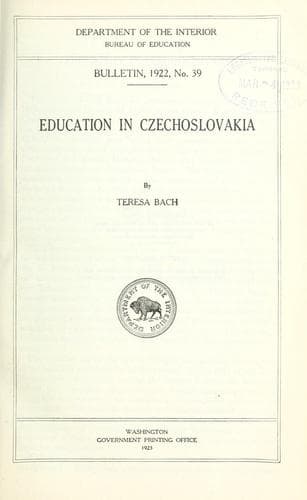 Tapa de Education in Czechoslovakia