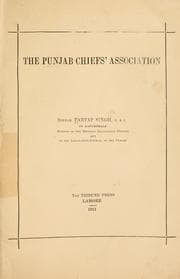 Tapa de The Punjab Chiefs' Association