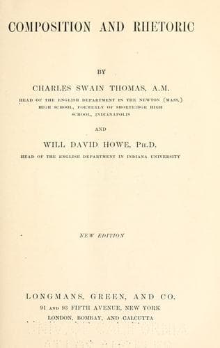 Tapa de Composition and rhetoric