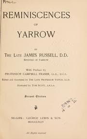 Tapa de Reminiscences of Yarrow