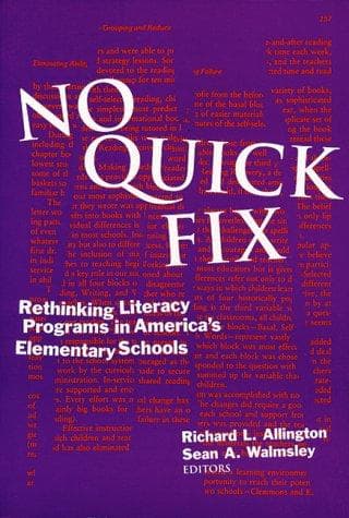 Tapa de No Quick Fix