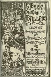 Tapa de A book of old English ballads