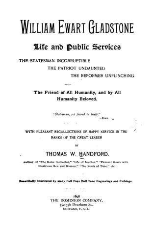Tapa de William Ewart Gladstone