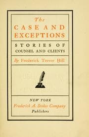 Tapa de The Case And Exceptions