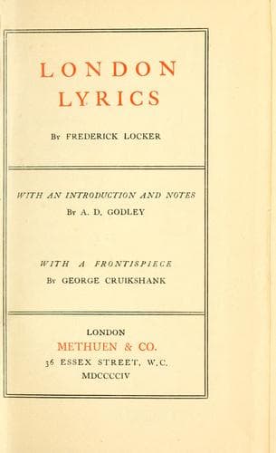 Tapa de London lyrics