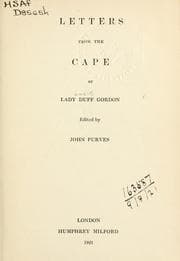 Tapa de Letters from the Cape
