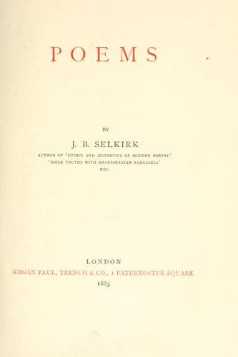Tapa de Poems