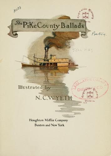 Tapa de The Pike County ballads