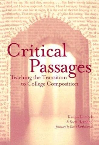 Tapa de Critical Passages